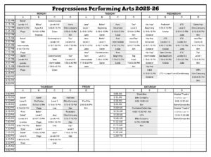 Main Schedule